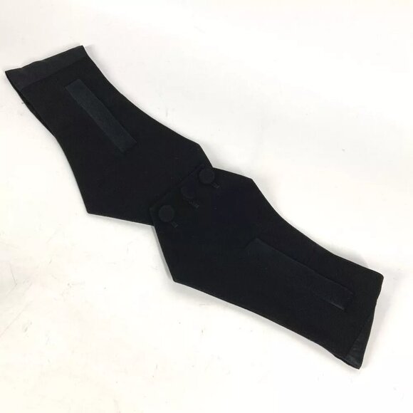 Dior 2 button Cummerbund Belt Accessories belt wool / Cupra Black main image 5